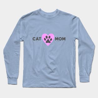 Cat Mom Long Sleeve T-Shirt